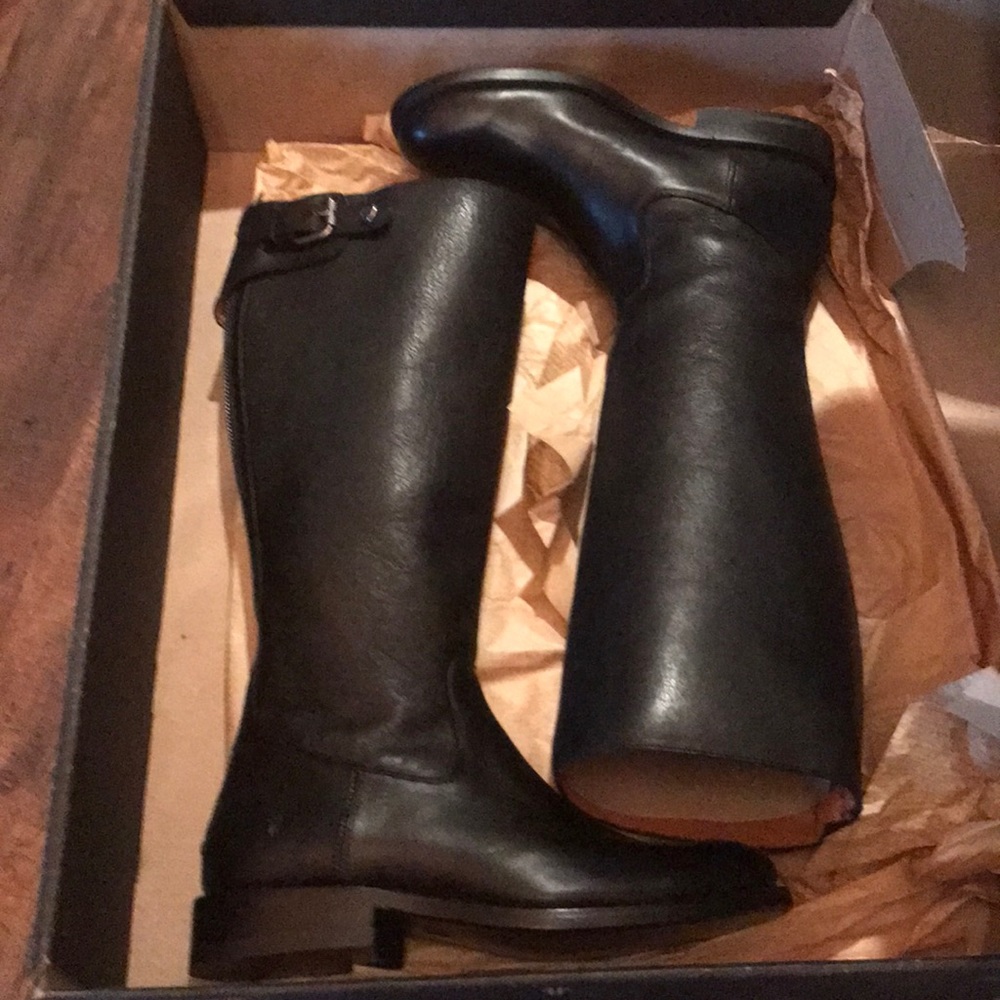 Frye Jayden Buckle Back Zip Boots